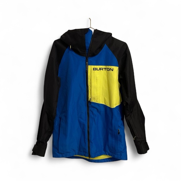 Burton GORE-TEX Radial Insulated Jacket Lapis Blue / True Black / Limeade Small - Picture 1 of 8